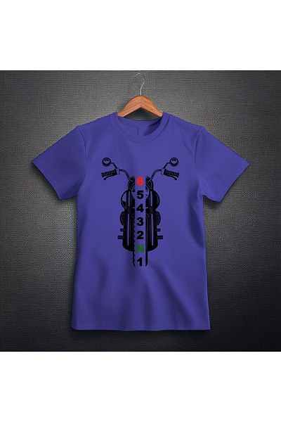 Ozzy Ψηφιακό μπλουζάκι Unisex Biker Pattern 1