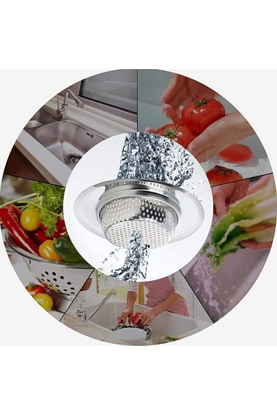 STOREMAX Byrs 7cm Drain and Soft Tilted Stainless Steel Kitchen Sink Strainer