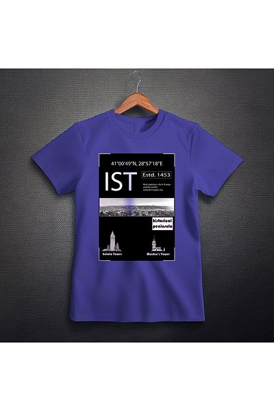 Ozzy Ψηφιακό μπλουζάκι Unisex Istanbul Pattern 1