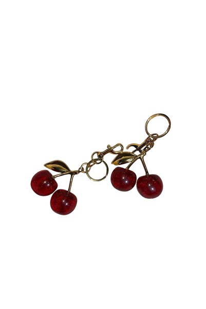 ELFINITY Red Cherry Bag Accessory, Ornament, Charm, Keychain