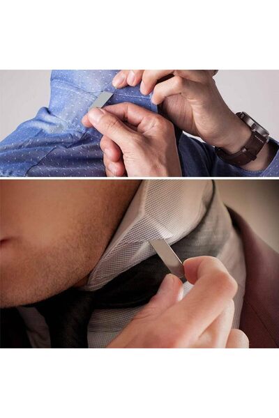 HANER طوق قميص، دعامة طية صدر السترة، دعامة طية صدر السترة، 20 قطعة 1.2/5 سم ...