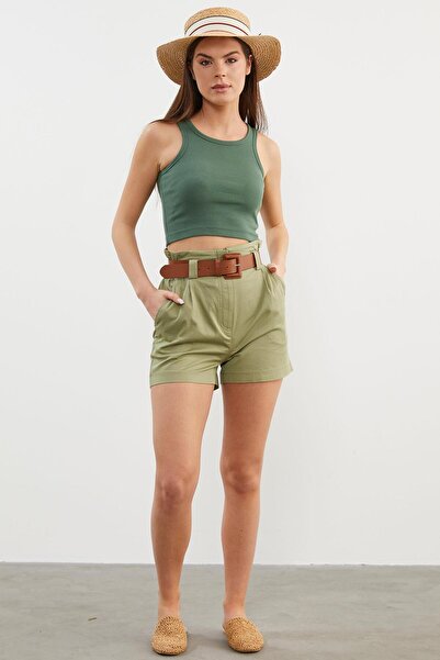 Sementa Swimmer Model Crop Singlet - Πράσινο