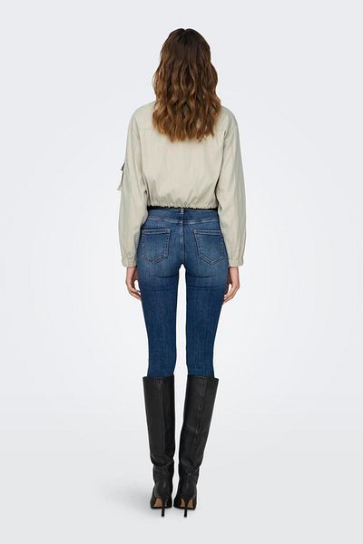 ONLY Women's Crop T-Shrt with Jacket Design 15301343   Onlcash Short