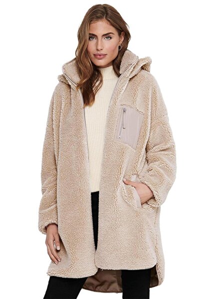 ONLY 15230461-Fw Onlsascha Sherpa Jacket Otw Women's Plush Coat