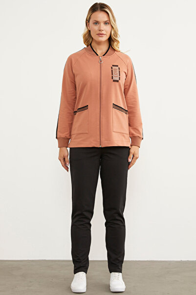 Sementa Туніка з принтом у вигляді каменів, комплект спортивного одягу - лосо...