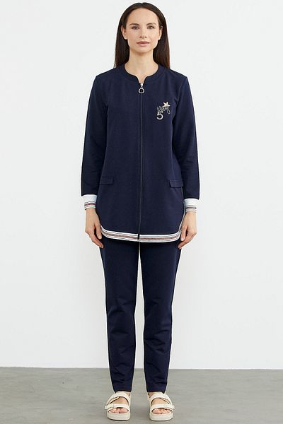 Sementa Σετ αθλητική φόρμα Neon Combination Comfortable Fit - Navy Blue