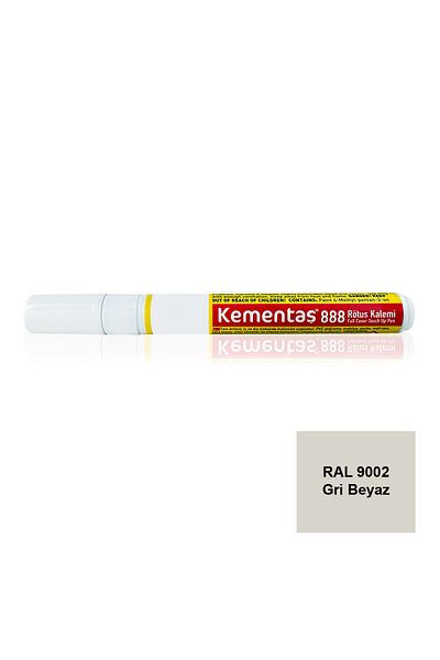 Kementaş RAL 9002 Gray White Mobile Touch Up Pen and Full Cover Set