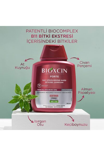 Bioblas BIOXCIN FORTE Šampon proti intenzivnímu vypadávání vlasů - Účinný a rychlý - S Bio Complex B11