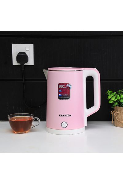 KRYPTON KNK6062 Double Layer Stainless Steel Kettle, 1.8L
