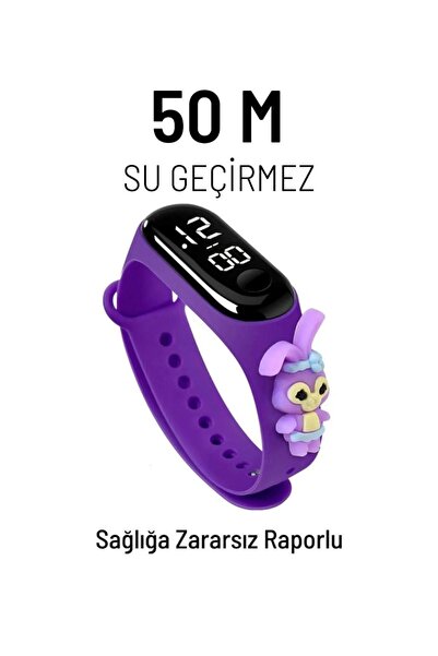 DZC KUZENLER AVM DİJİTAL DOKUNMATİK LED EKRAN SU GEÇİRMEZ FİGÜRLÜ ÇOCUK KOL S...