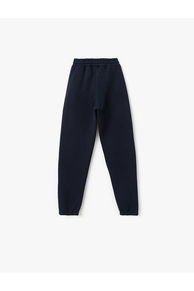 Koton Φούτερ Jogger με ράστερ και ελαστική μέση με λεπτομέρεια τσέπης
