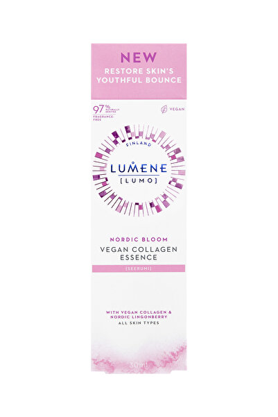 LUMENE Vegan Kollajen Serum 30 ml - Sıkılaştırıcı, Nemlendirici & Gençleştirici Bakım