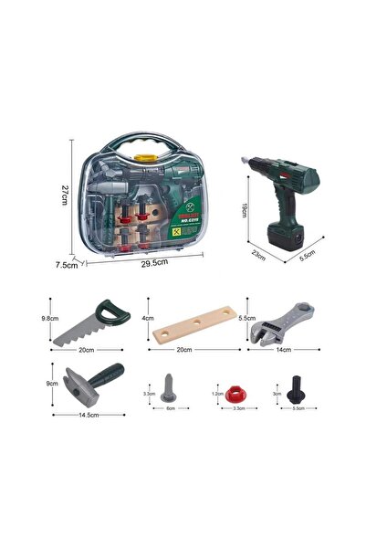 Ercan Oyuncak Tamir Çantalı Matkap Seti