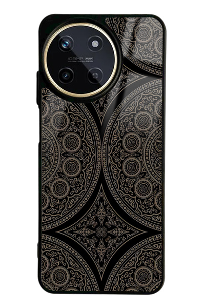 Spoyi Oppo Realme 11 Osmanlı Motif Tasarımlı Glossy Telefon Kılıfı