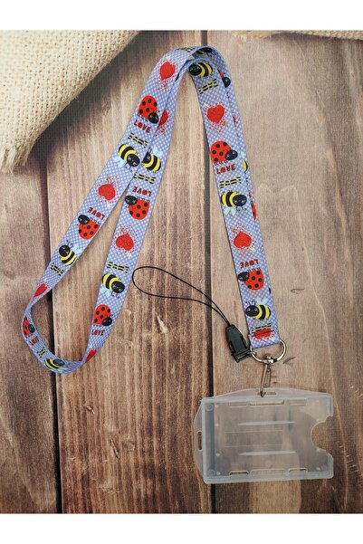 doktorbonem Buburuza cu card violet - Curea pentru telefon cu guler inimă de ...