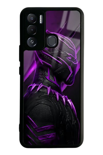 Spoyi Tecno Pova Neo Black Panther Design Glossy Phone Case