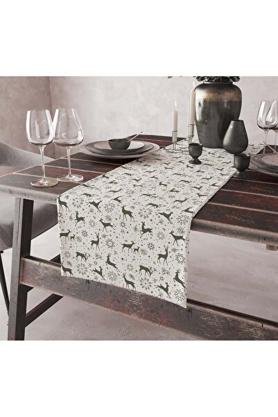 ASDİVA Сучасний дизайн з малюнком зеленого оленя в новорічному стилі, цифрови...