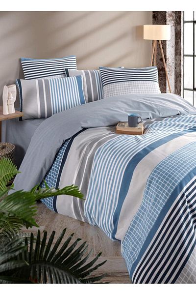 Nevresim Dünyası Ranforce Double Duvet Cover Set - Duvet Cover World Arden