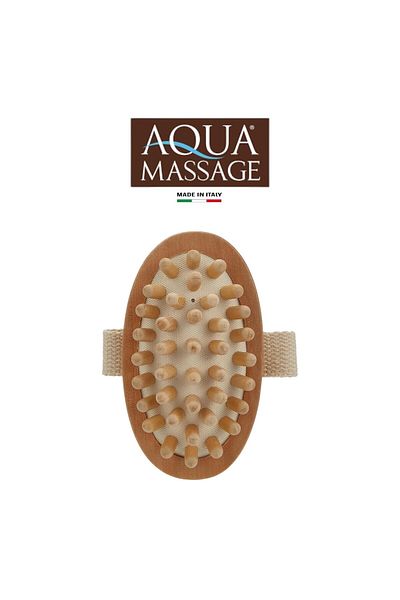 Aqua Massage Corpo Naturale Relax Wooden Brush – Stress Relief, Ideal for Individual and Shared Use