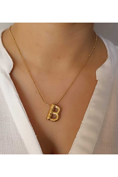 shop 1.Sınıf Çelik Kararma Yapmaz Harf Kolye(İstediğiniz Harfi Sorular Bölümü...