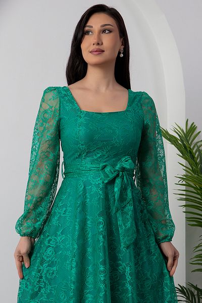 PULLIMM Rochie din dantelă cu decolteu pătrat AP-0222