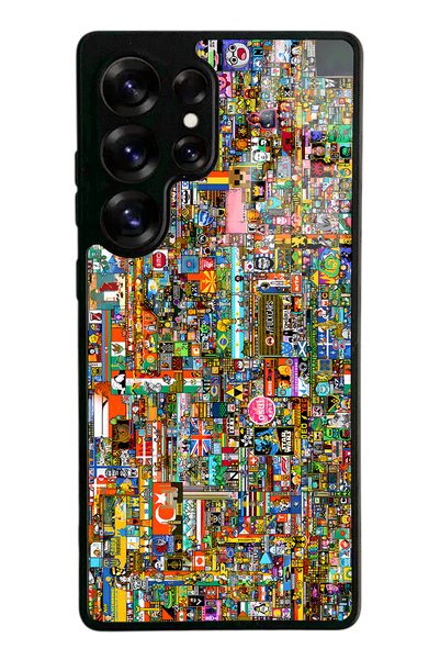 Spoyi Glossy Phone Case for Samsung S25 Ultra R/Place Commemorative Design