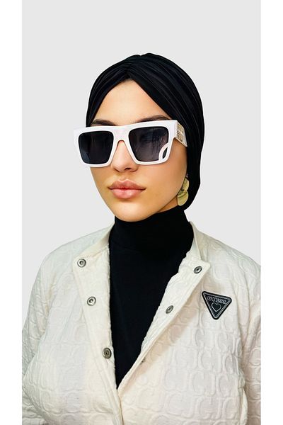 MODA Draped Shabby Gathered Sandy Hijab Bonnet