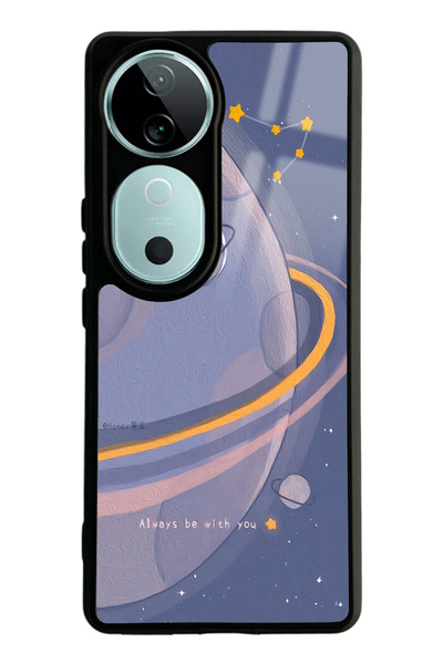 Spoyi Vivo V40 With You Tasarımlı Glossy Telefon Kılıfı