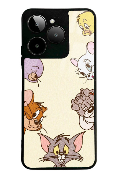 Spoyi Gm Era 30 Tom and Jerry Tasarımlı Glossy Telefon Kılıfı