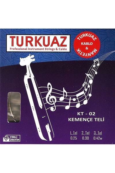 Turkuaz Kt-02 Kemenç Set - 025 030 042 Model Kemenç Wire