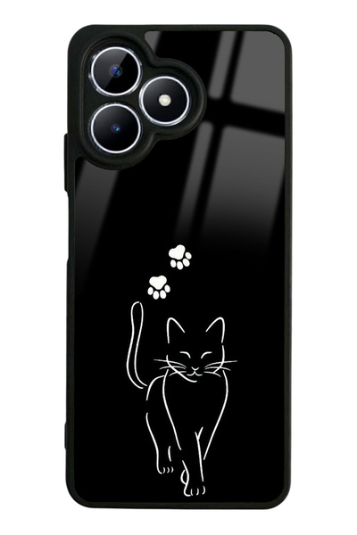 Spoyi Oppo Realme Note 50 Paticik Tasarımlı Glossy Telefon Kılıfı