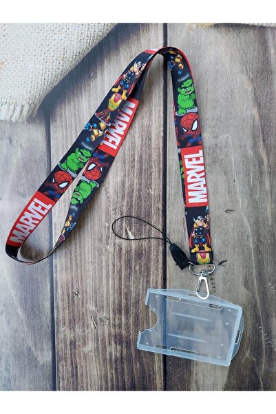 doktorbonem Curea pentru card Marvel Curea pentru guler pentru card de identi...