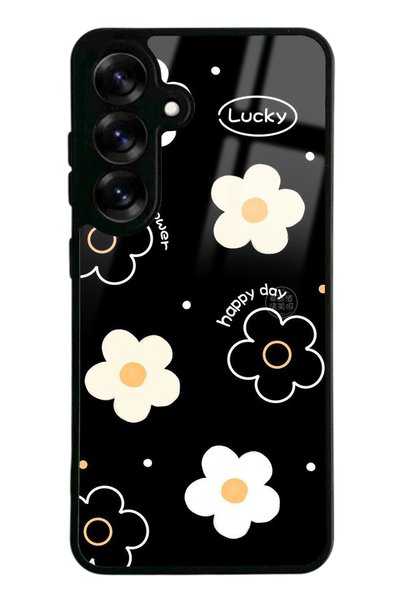 Spoyi Samsung S25 Lucky Happy Day Design Glossy Phone Case