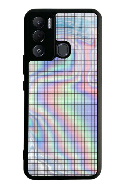 Spoyi Tecno Pova Neo Neon Dama Tasarımlı Glossy Telefon Kılıfı