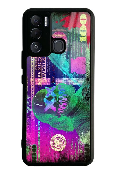 Spoyi غلاف هاتف لامع بتصميم Tecno Pova Neo Joker Dolars