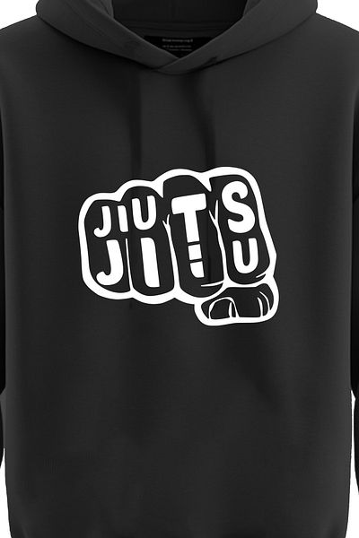 TOP GLORY Φούτερ με κουκούλα JiuJitsu - Φούτερ με 3 νήματα Jujitsu Sweat JiuJit7402