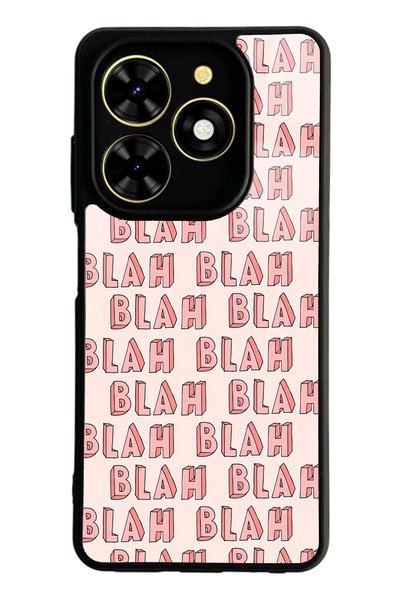 Spoyi غلاف هاتف لامع بتصميم Blah Blah لهاتف Tecno Spark Go 2024