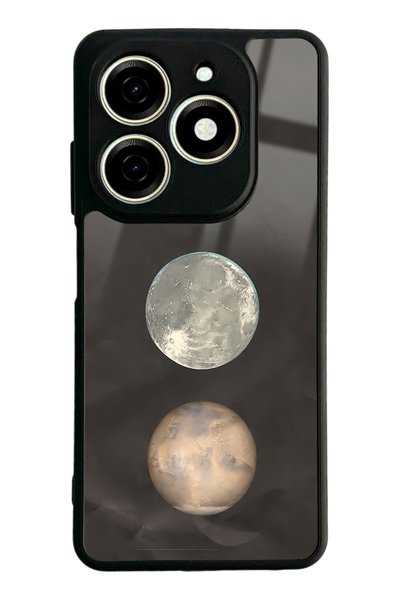 Spoyi غلاف هاتف لامع بتصميم Tecno Spark 20 Night Moon