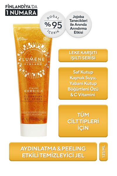LUMENE Peeling Effect Cleansing Gel 125ml