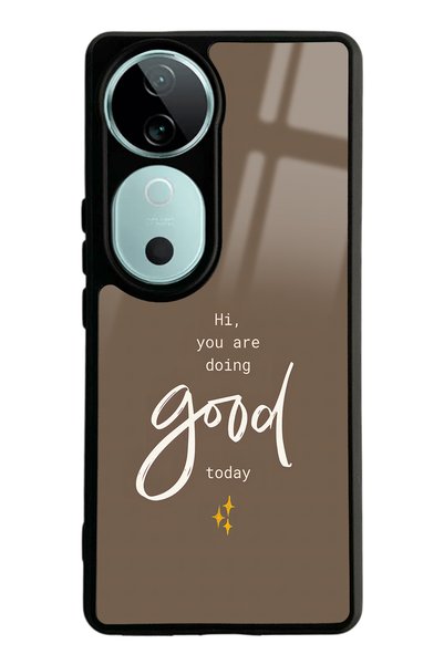 Spoyi Vivo V40 Good Today Design Glossy Phone Case