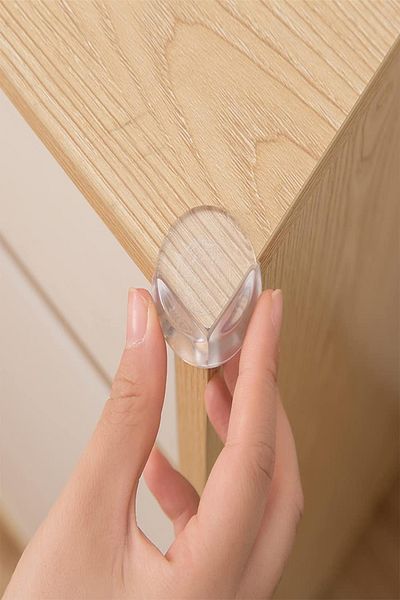 Tor Store Σετ 2 Παιδικό Τραπέζι Γωνιακό Πώμα Σιλικόνης Προστατευτικό Απορρόφησης Αμερισμάτων
