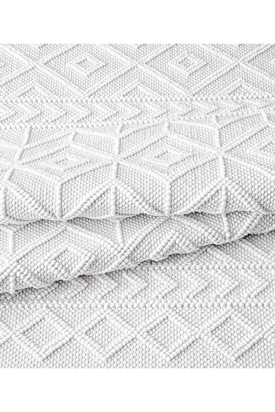 Anatolian Carpet Store Mod Krem Halı 19181a Yumuşak Bukle Doku Iskandinav Halı