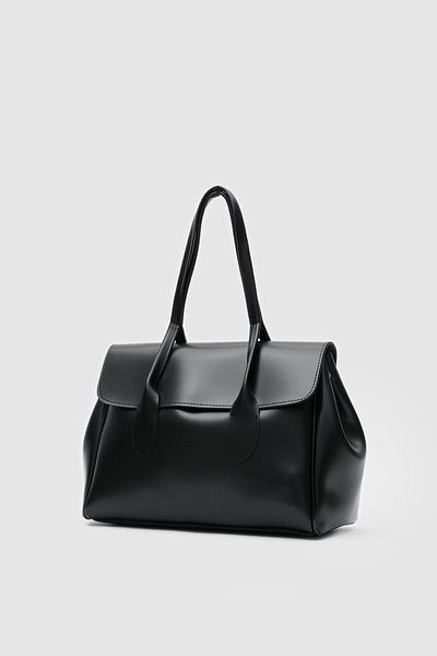 Shule Bags Servietă mare Lonn neagră