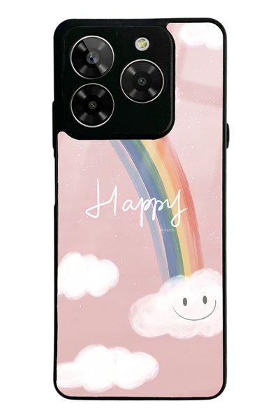 Spoyi حافظة هاتف لامعة بتصميم Happy Cloud من Gm Era 50