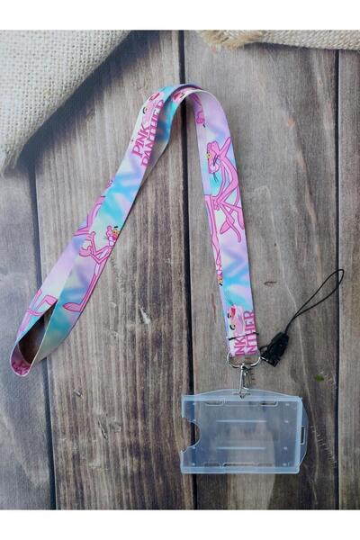 doktorbonem Pink Panther Pink Panther Card Curea pentru insignă de identitate...