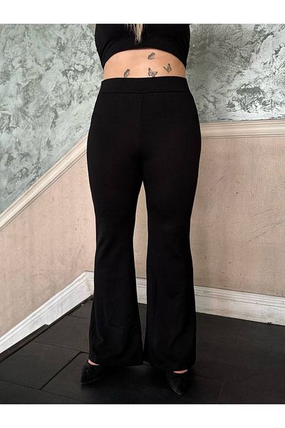 ViolettaXL Women's Large Size Waist Elastic Steel Spanish Pants