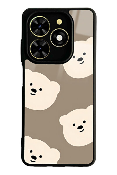 Spoyi Tecno Spark Go 2024 Sweet Face Tasarımlı Glossy Telefon Kılıfı