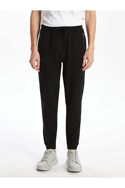 LC Waikiki Pantaloni de sport Jogger pentru bărbați LCWAIKIKI Classic Black Standard Fit