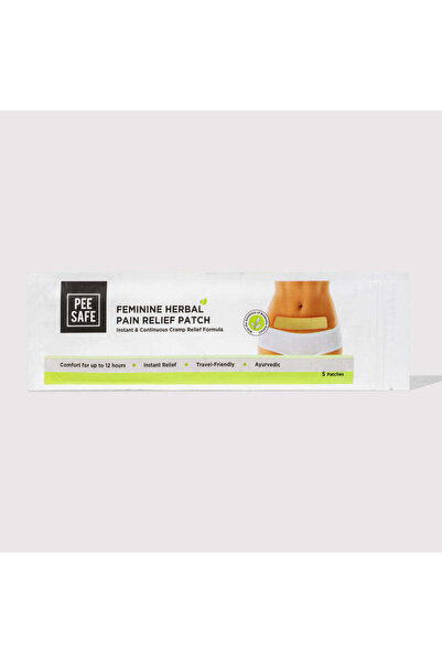 Pee Safe لاصقات Peesafe Feminine Herbal لتخفيف الآلام، تدوم حتى 12 ساعة (5 لا...