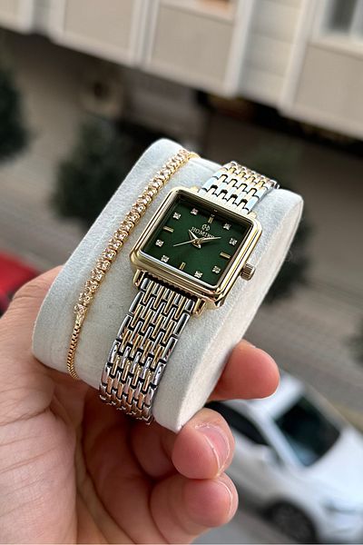 Homies Women's Wristwatch and Gift Box - Square Case Hm 64349714344